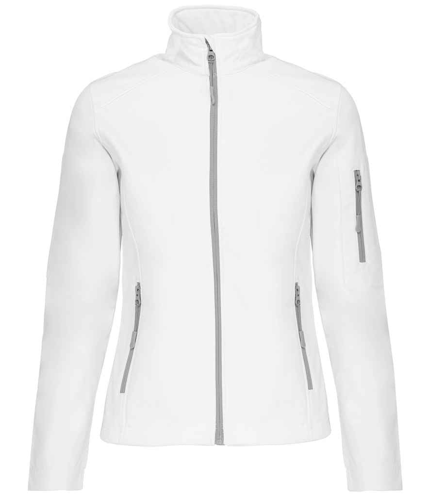 Kariban Ladies Soft Shell Jacket - White