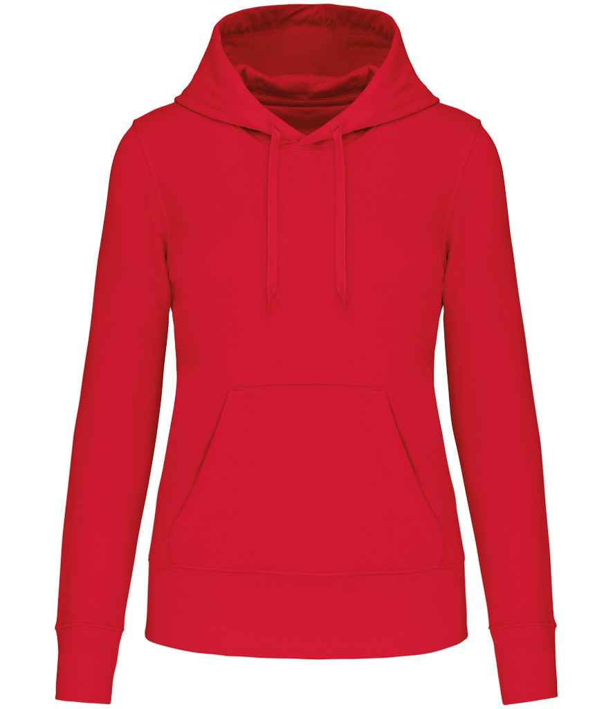 Kariban Ladies Hooded Sweatshirt - Red