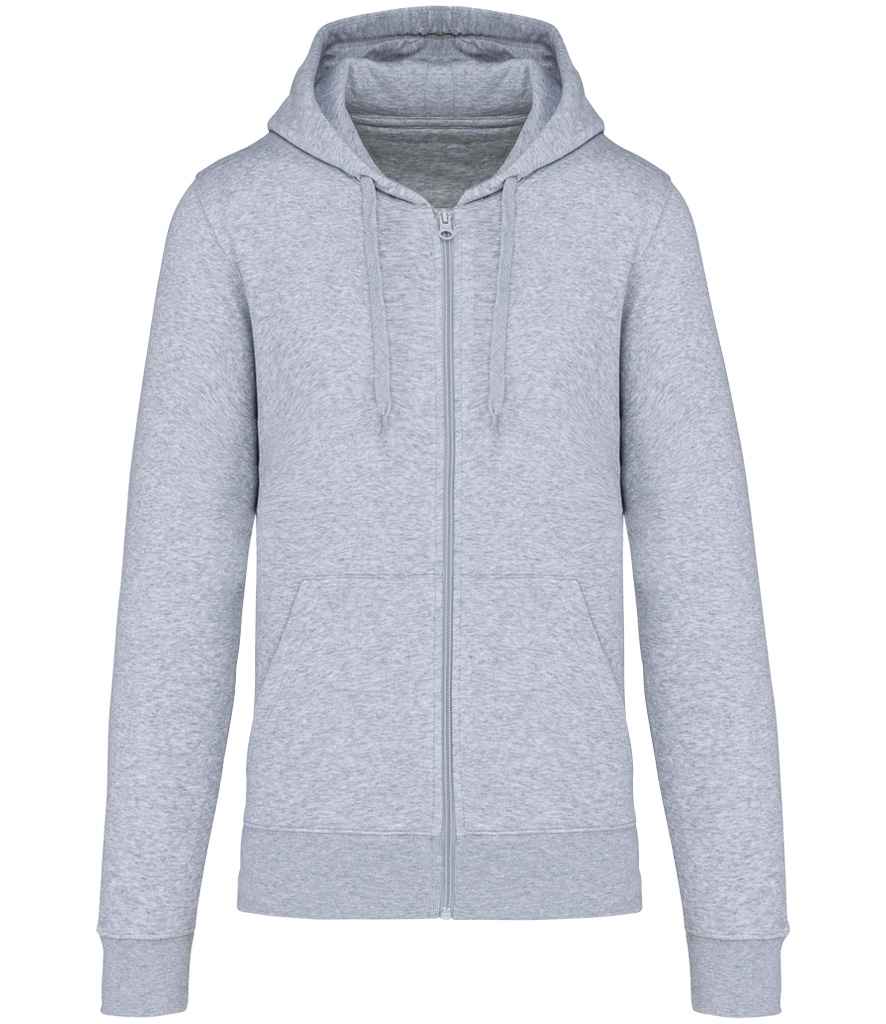 Kariban Full Zip Hoodie - Oxford Grey