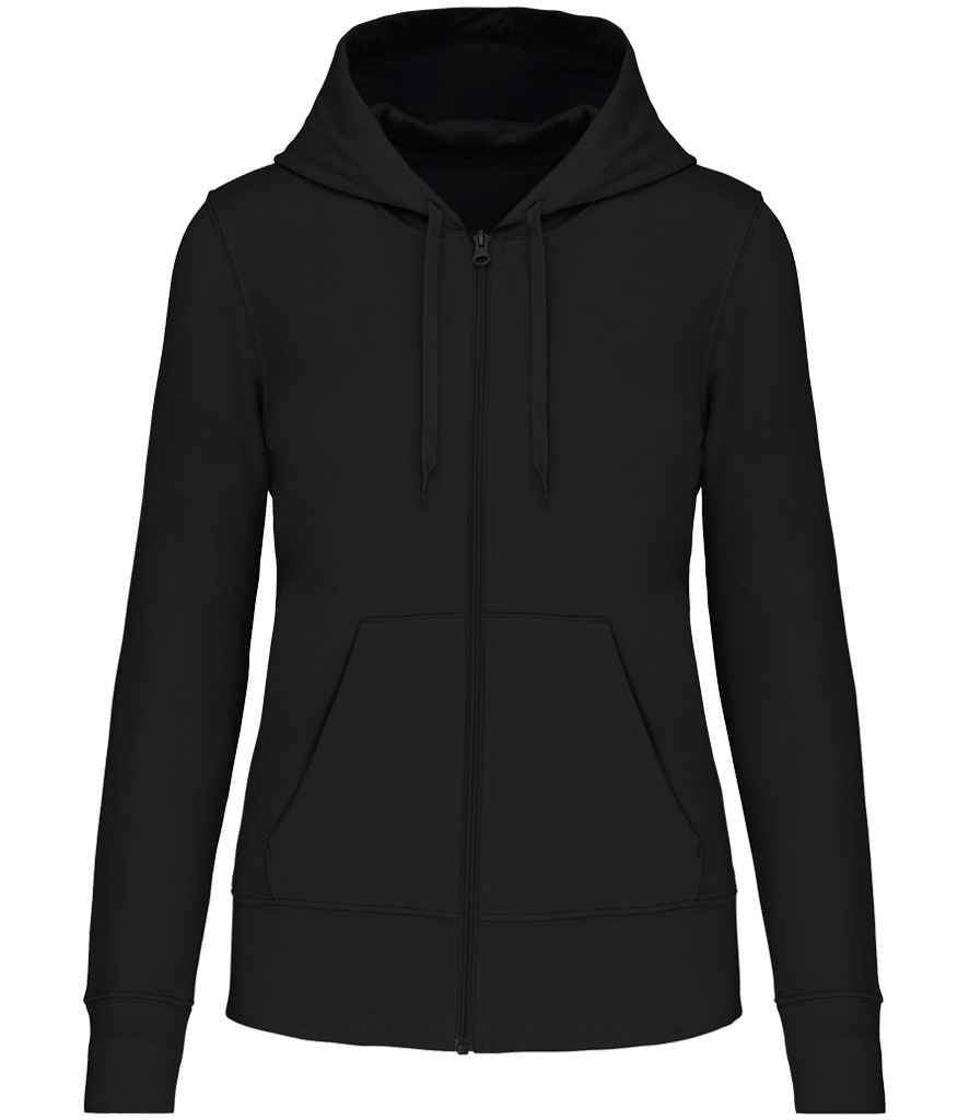 Kariban Ladies Full Zip Hoodie - Black