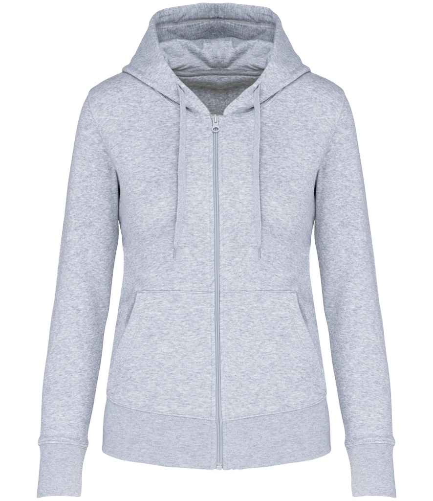 Kariban Ladies Full Zip Hoodie - Oxford Grey