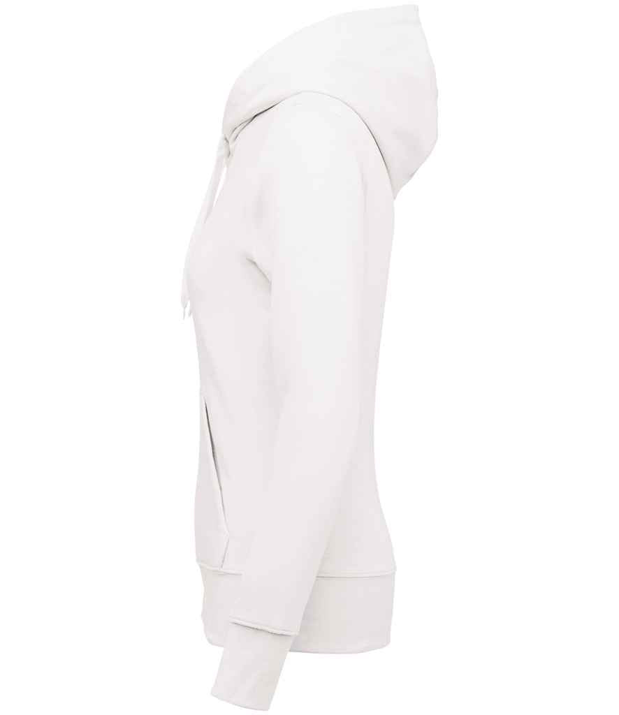 Kariban Ladies Full Zip Hoodie - White