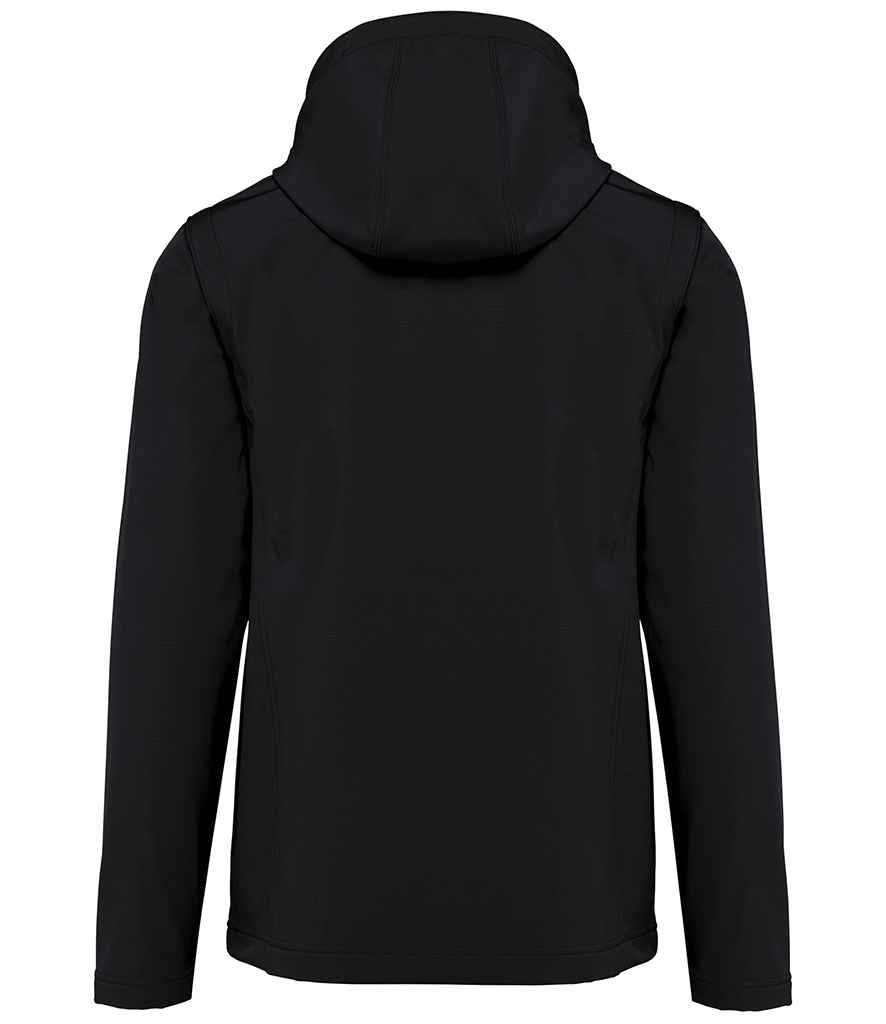 Kariban Unisex Three Layer Hooded Soft Shell Jacket - Black