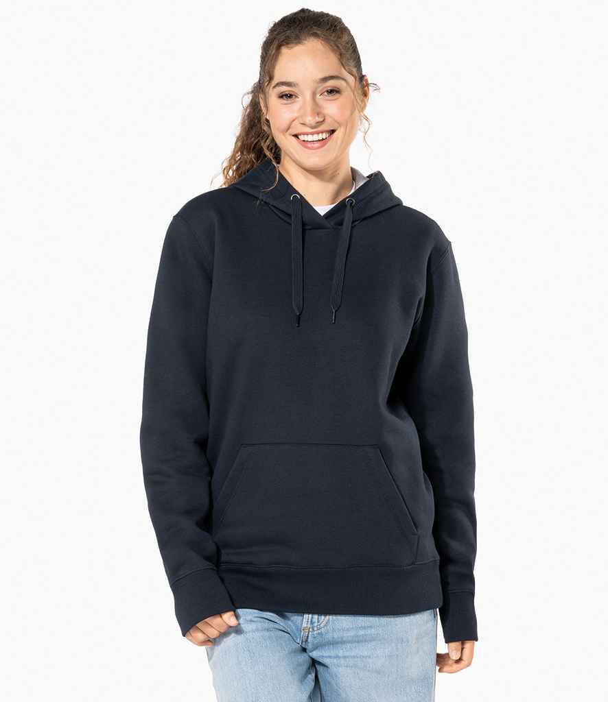 Kariban Heavy Contrast Hoodie - Black
