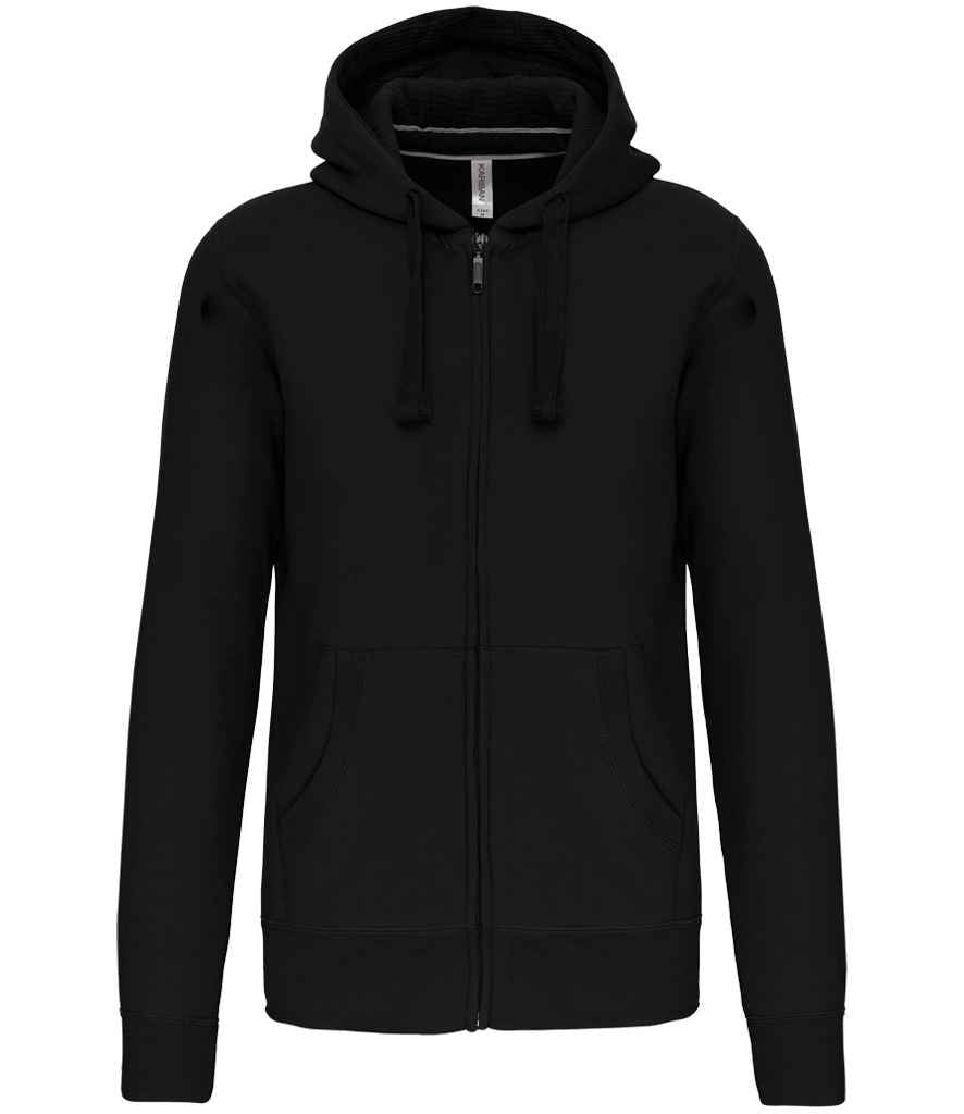 Kariban Full Zip Hooded Sweatshirt - Black