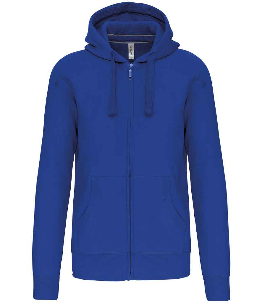 Kariban Full Zip Hooded Sweatshirt - Light Royal Blue