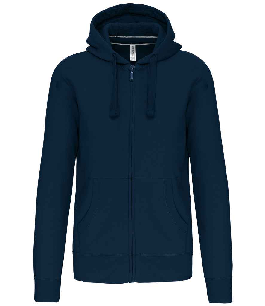 Kariban Full Zip Hooded Sweatshirt - Navy