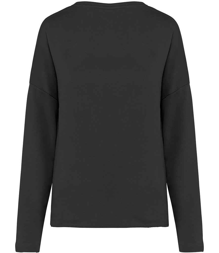 Kariban Ladies Oversized Sweatshirt - Black