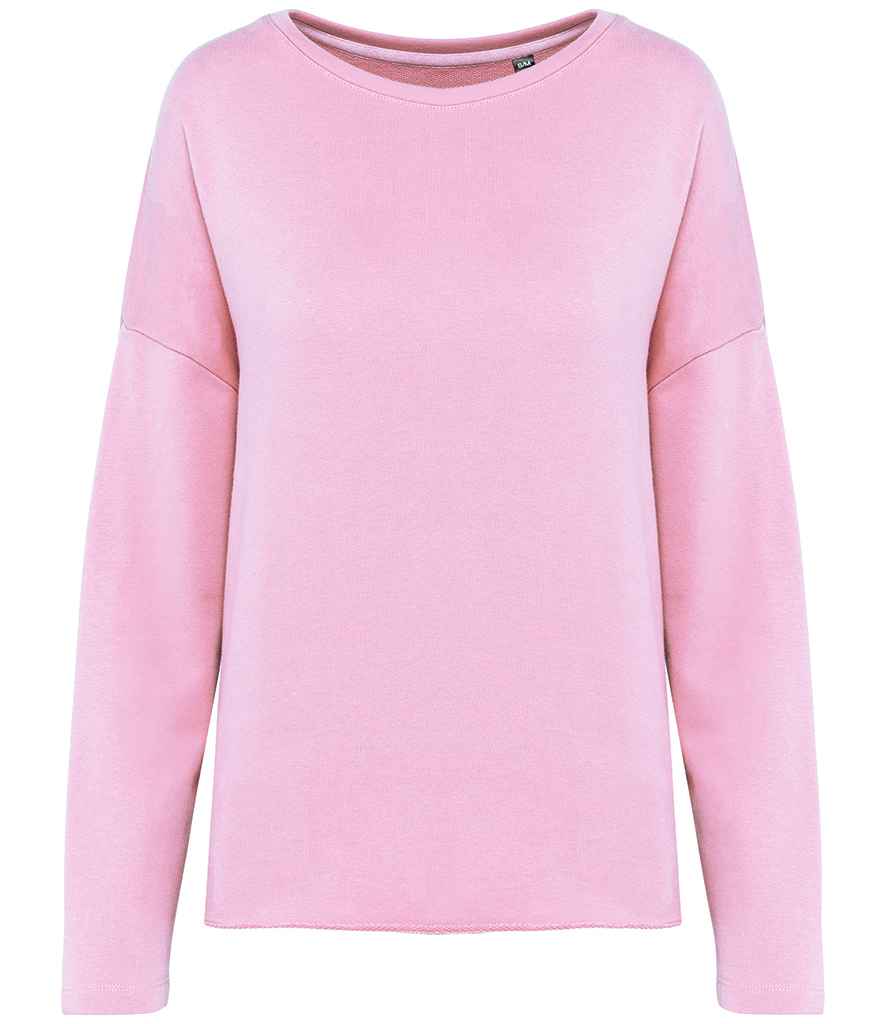 Kariban Ladies Oversized Sweatshirt - Pale Pink