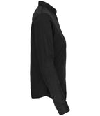 Kariban Ladies Long Sleeve Mandarin Collar Shirt - Black