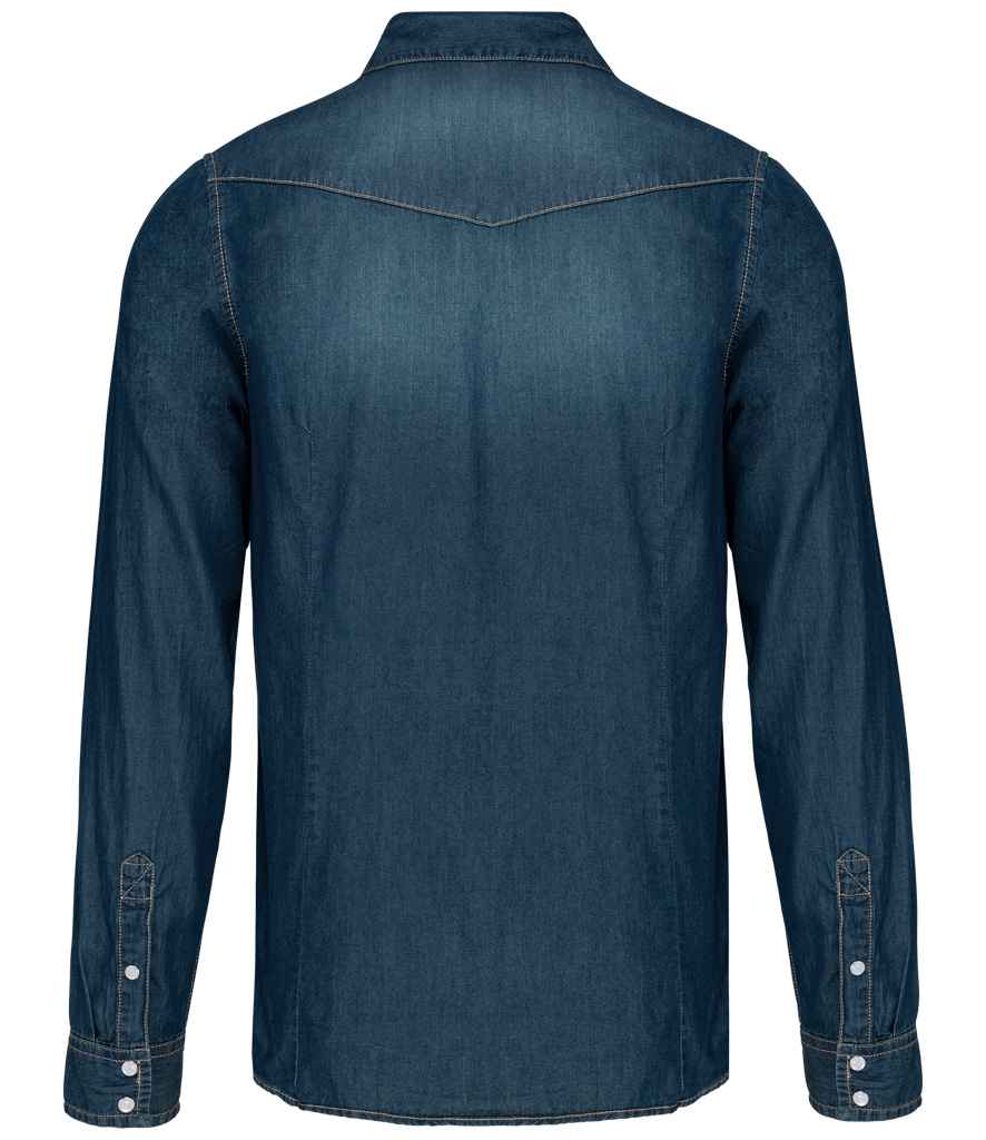 Kariban Long Sleeve Denim Shirt - Blue Jean