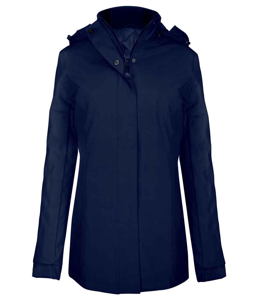 Kariban Ladies Parka Jacket - Navy