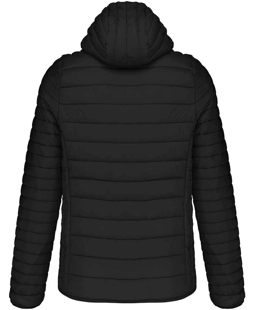 Kariban Lightweight Hooded Padded Jacket - Black