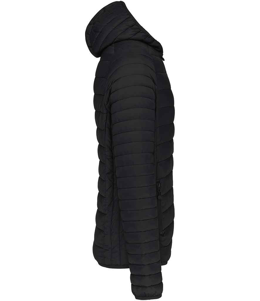 Kariban Lightweight Hooded Padded Jacket - Black