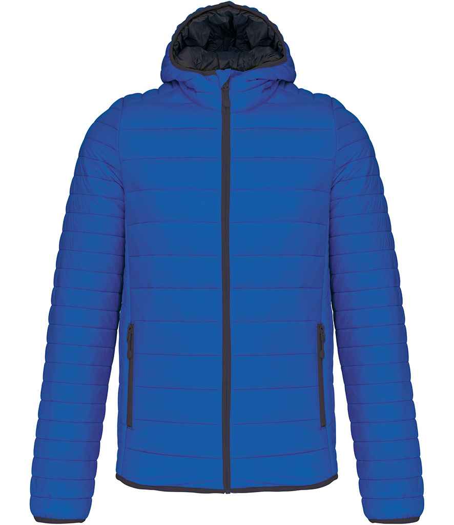 Kariban Lightweight Hooded Padded Jacket - Light Royal Blue