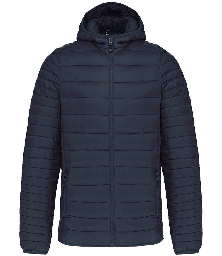 Kariban Lightweight Hooded Padded Jacket - Navy