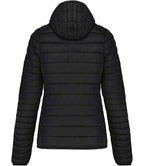Kariban Ladies Lightweight Hooded Padded Jacket - Black