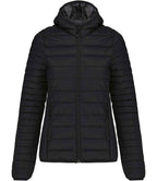 Kariban Ladies Lightweight Hooded Padded Jacket - Black