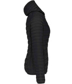 Kariban Ladies Lightweight Hooded Padded Jacket - Black