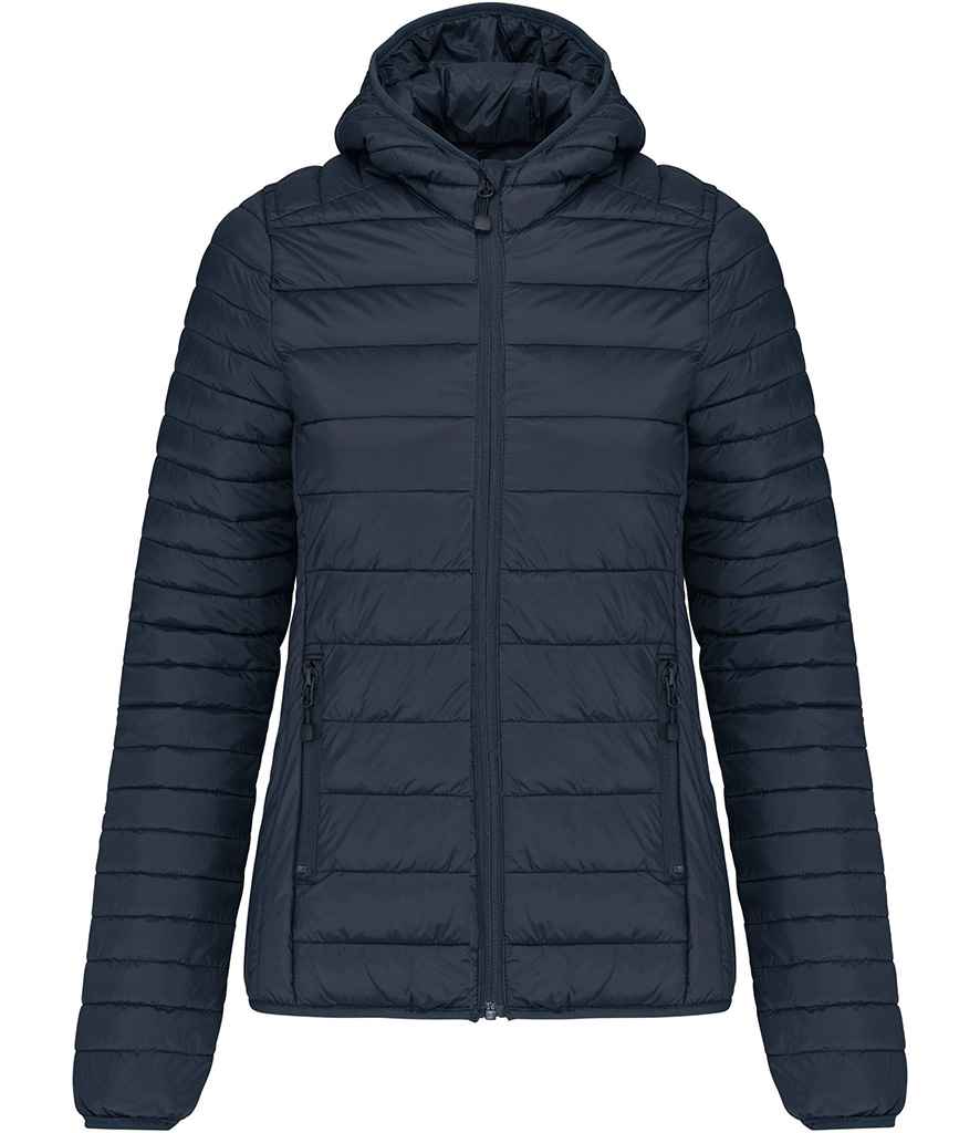Kariban Ladies Lightweight Hooded Padded Jacket - Navy