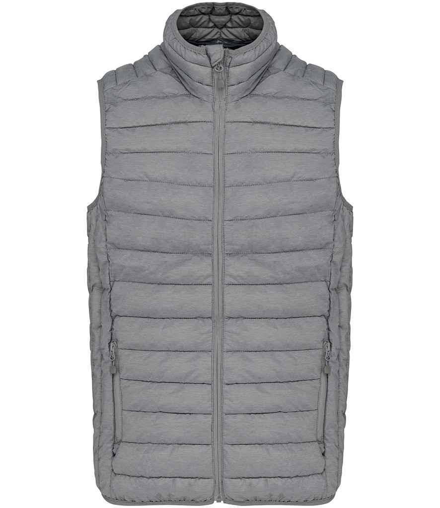 Kariban Lightweight Padded Bodywarmer - Marl Silver