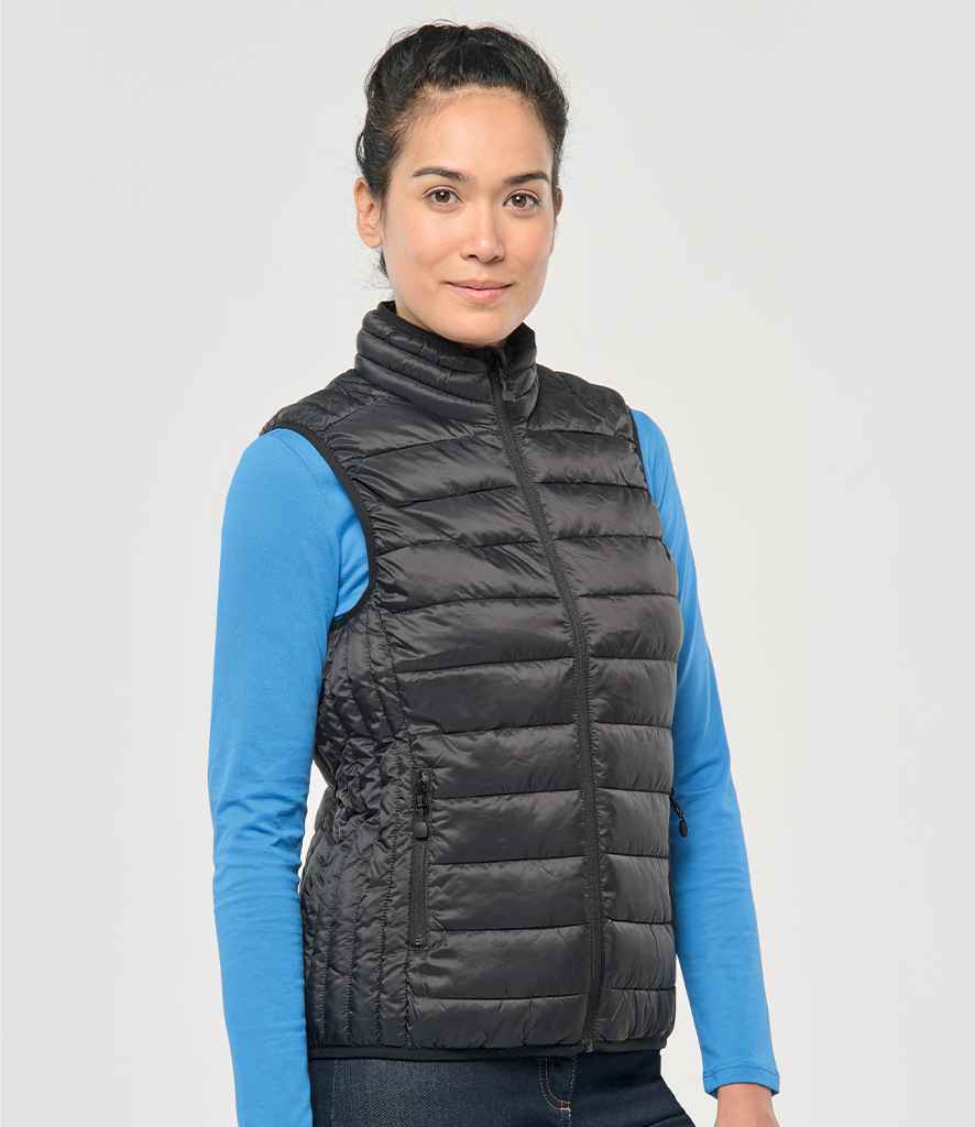 Kariban Ladies Lightweight Padded Bodywarmer - Black