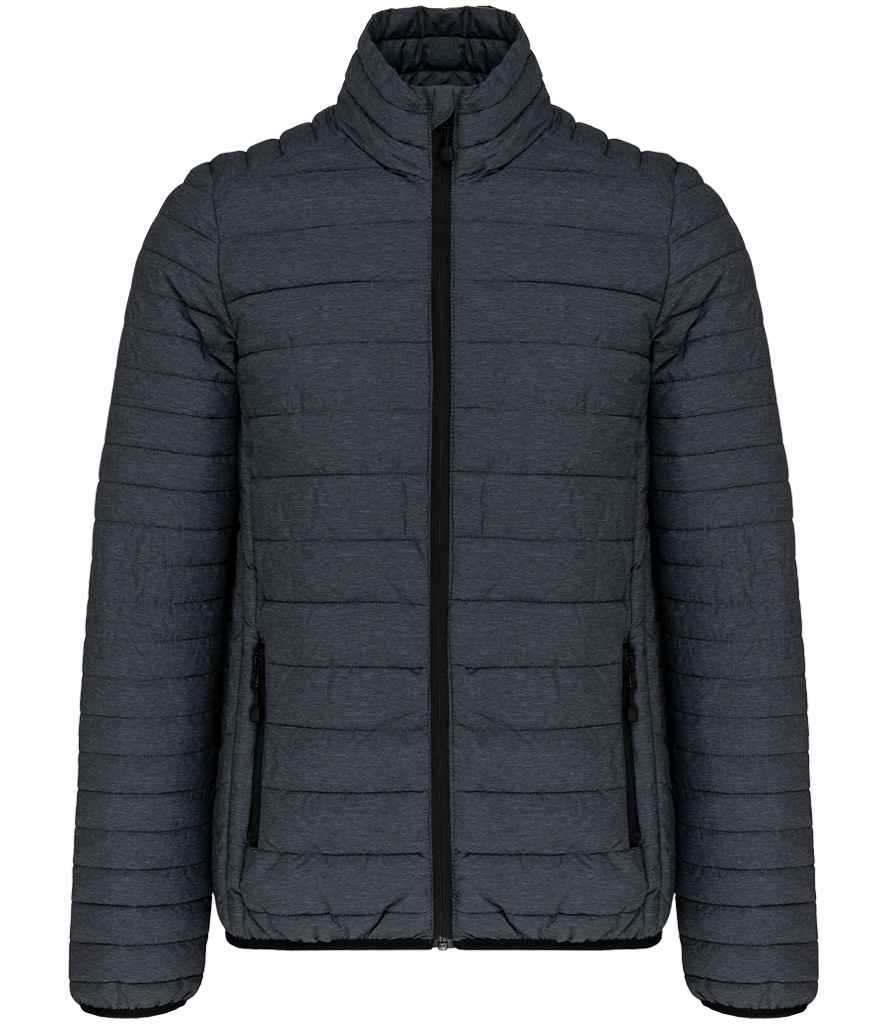 Kariban Lightweight Padded Jacket - Marl Dark Grey