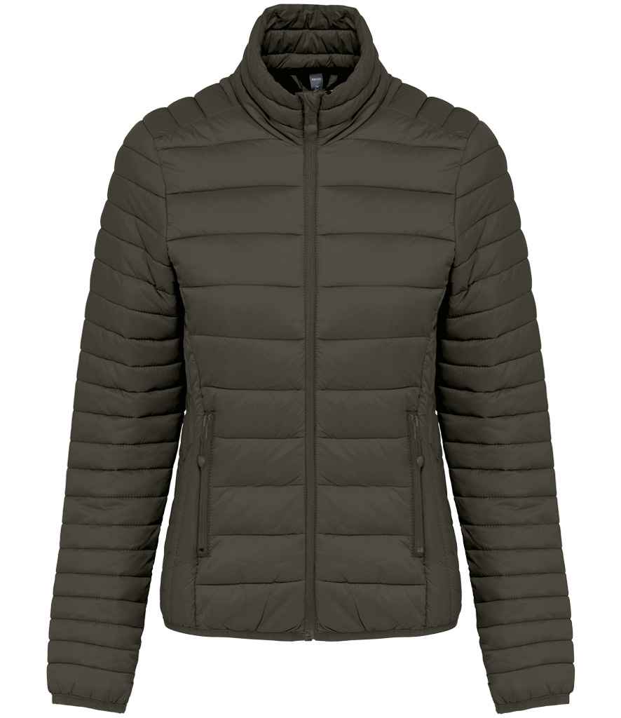 Kariban Ladies Lightweight Padded Jacket - Dark Khaki