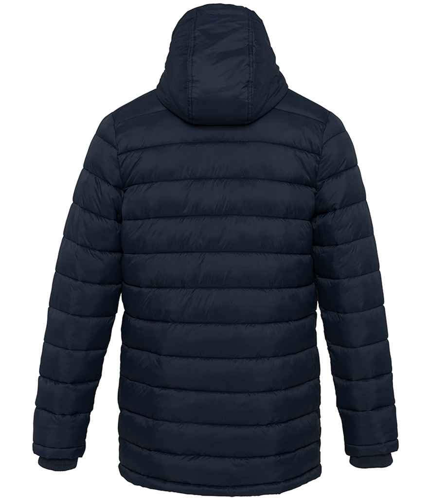 Kariban Lightweight Long Padded Parka Jacket - Navy