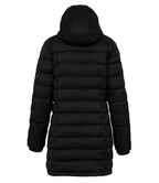 Kariban Ladies Lightweight Long Padded Parka Jacket - Black