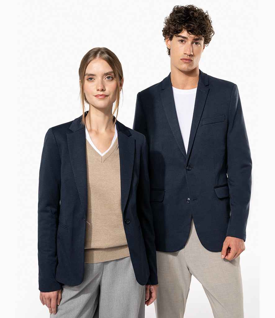 Kariban Knitted Blazer - Night Navy Heather