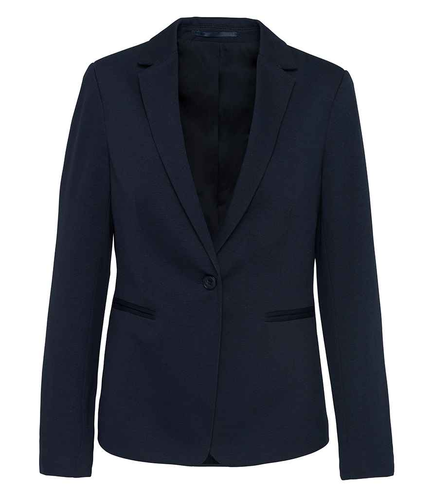 Kariban Ladies Knitted Blazer - Night Navy Heather