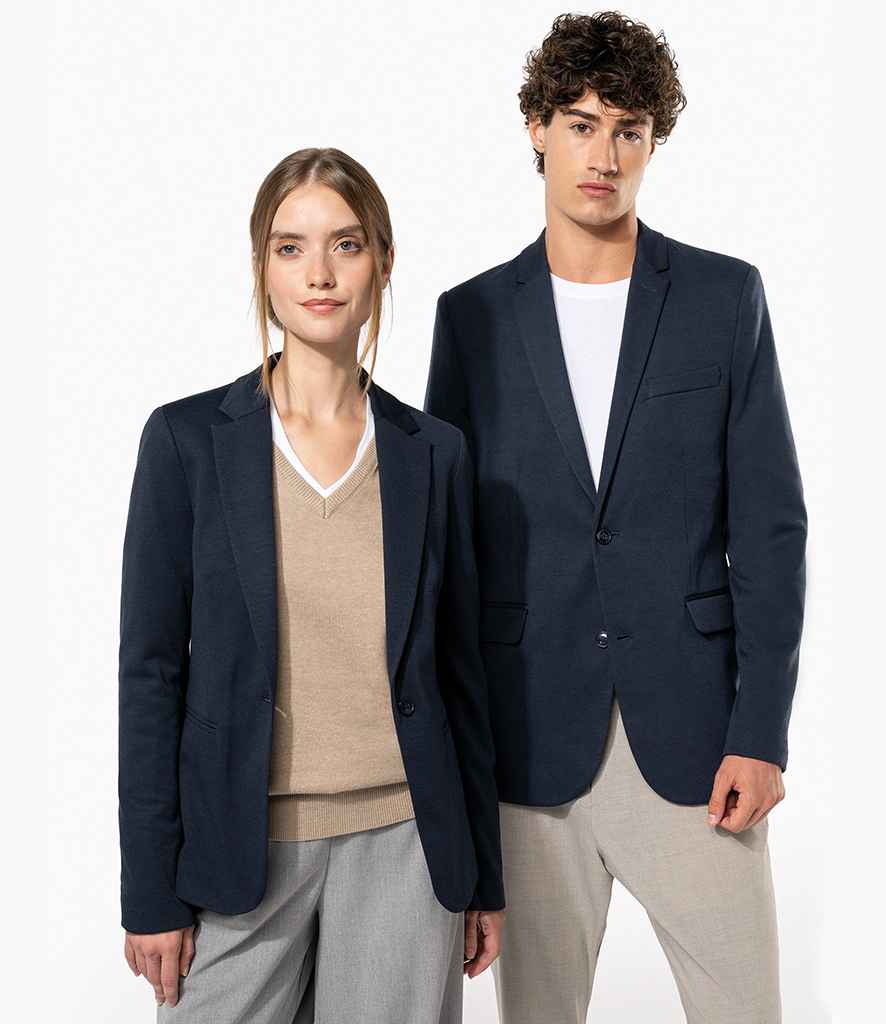 Kariban Ladies Knitted Blazer - Night Navy Heather