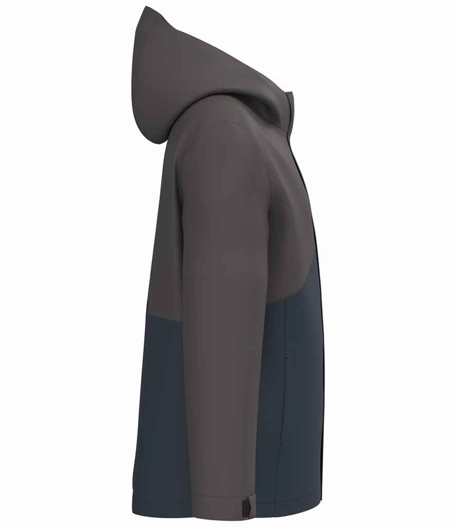 Kariban Unisex 3-in-1 Two Tone Hooded Parka Jacket - Navy/Dark Grey