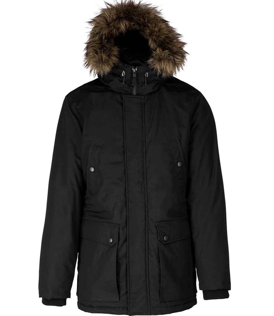 Kariban Winter Parka Jacket - Black