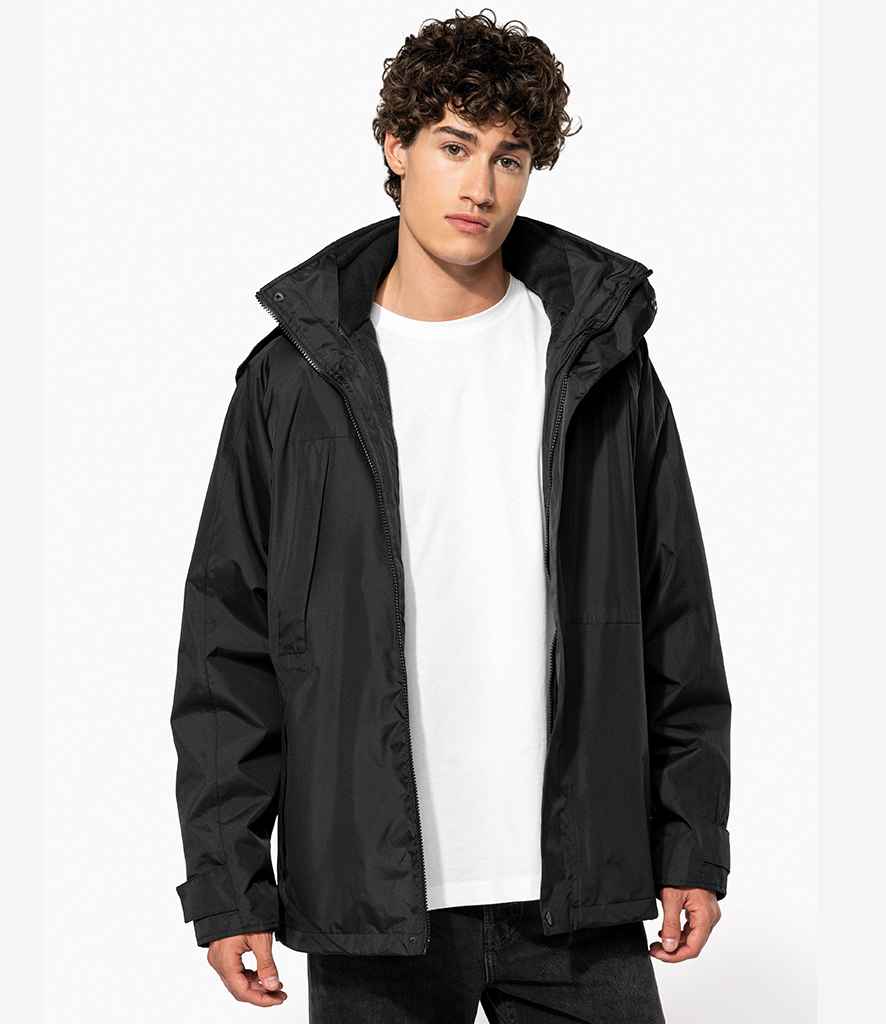 Kariban 3-in-1 Jacket - Black