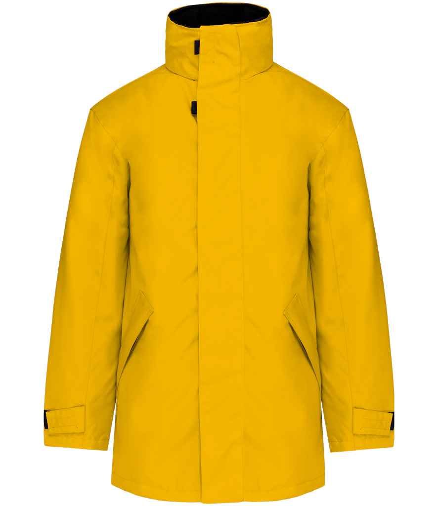 Kariban Parka Jacket - Yellow/Dark Grey