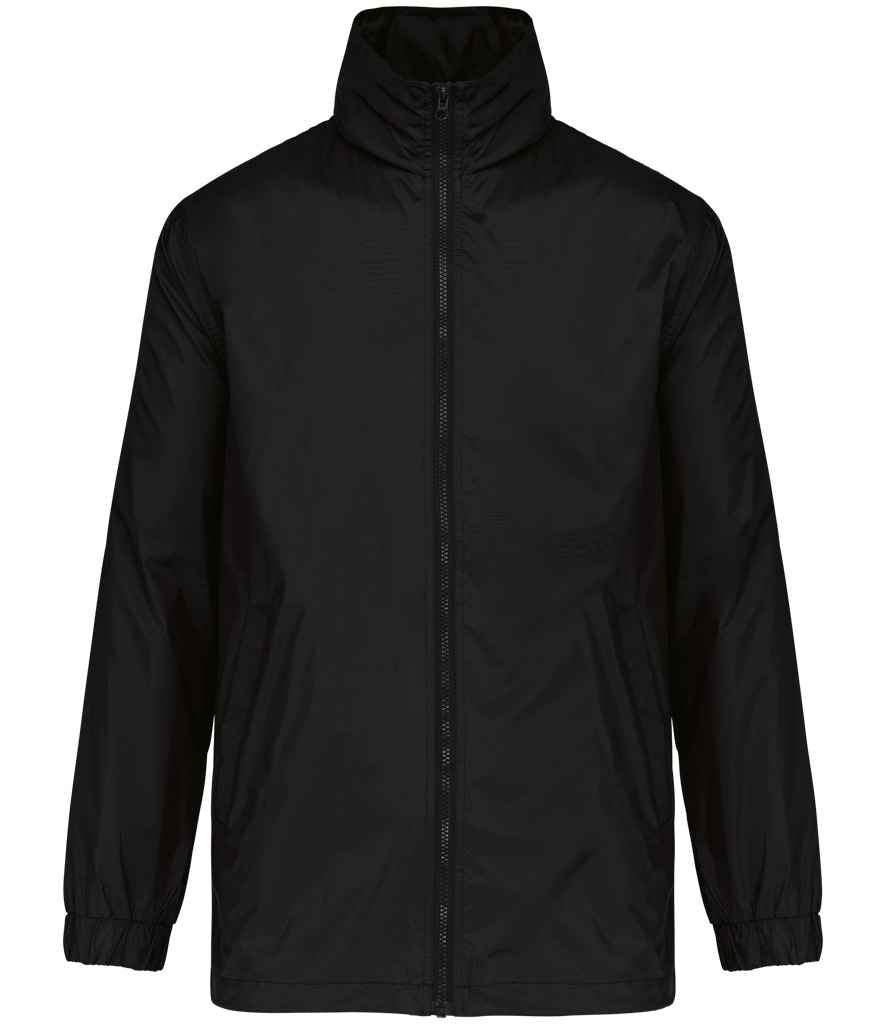 Kariban Lined Windbreaker Jacket - Black