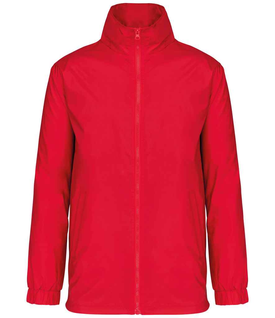 Kariban Lined Windbreaker Jacket - Red