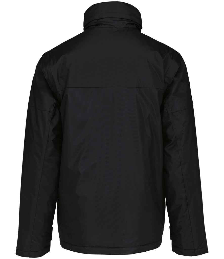 Kariban Factory Zip Off Sleeve Jacket - Black/Black