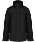 Kariban Factory Zip Off Sleeve Jacket - Black/Black