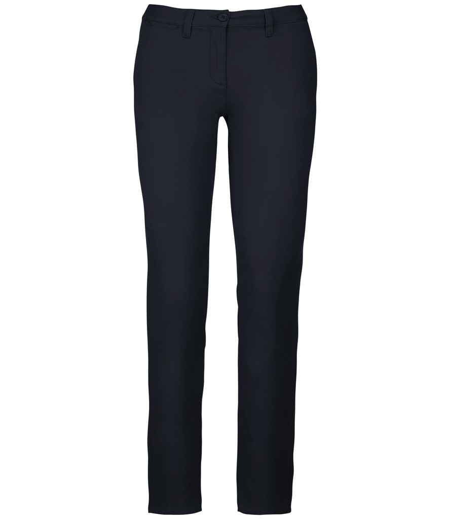 Kariban Ladies Chino Trousers - Dark Navy