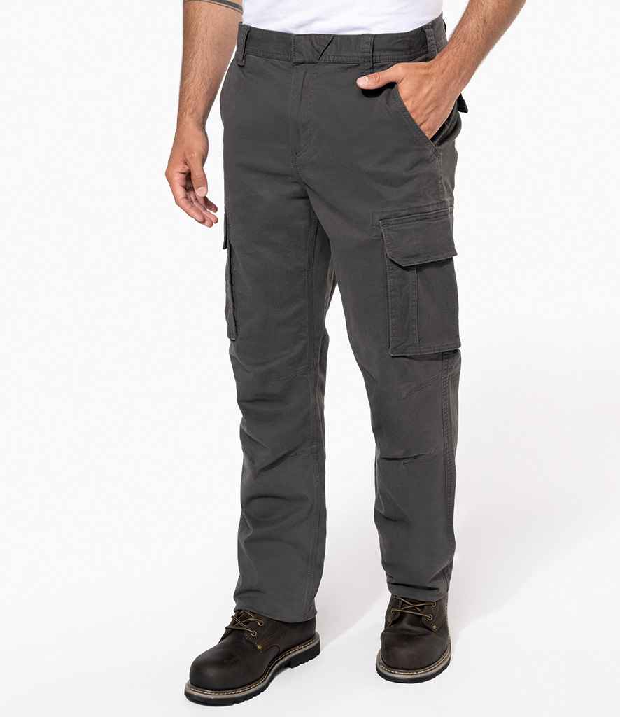 Kariban Multi-Pocket Trousers - Black