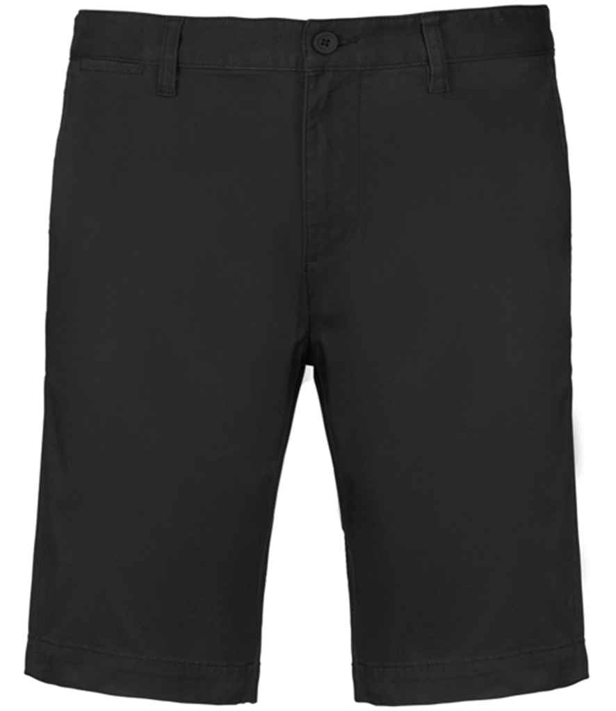 Kariban Chino Bermuda Shorts - Black