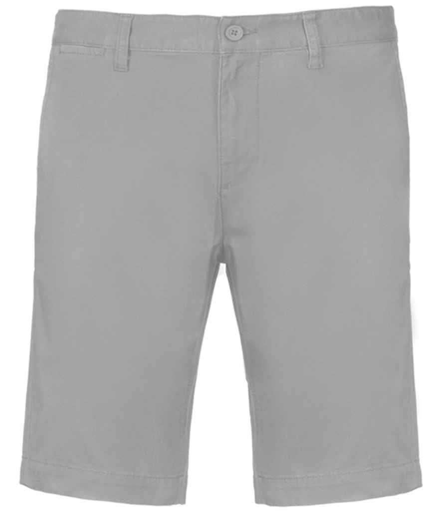 Kariban Chino Bermuda Shorts - Fine Grey