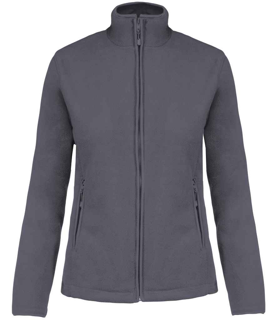 Kariban Ladies Maureen Micro Fleece Jacket - Convoy Grey