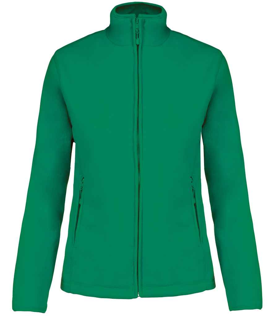 Kariban Ladies Maureen Micro Fleece Jacket - Kelly Green