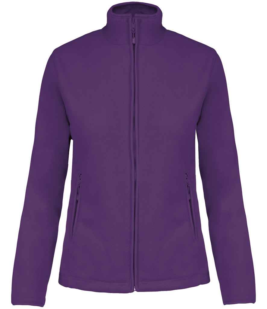Kariban Ladies Maureen Micro Fleece Jacket - Purple