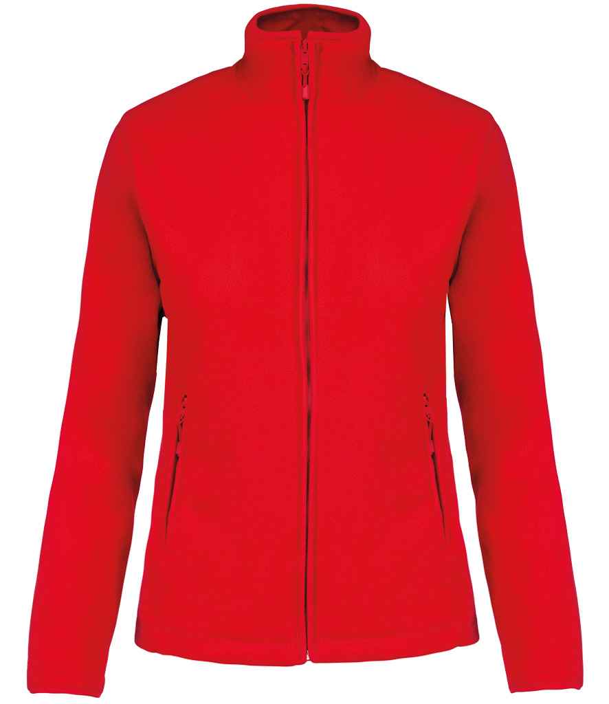 Kariban Ladies Maureen Micro Fleece Jacket - Red