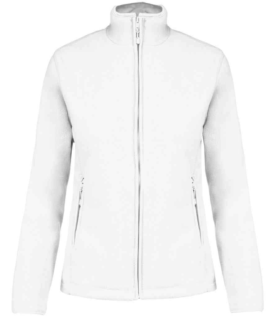 Kariban Ladies Maureen Micro Fleece Jacket - White